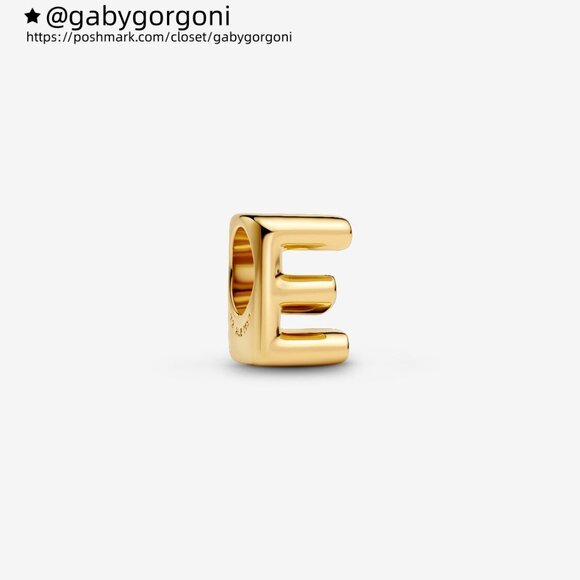 Pandora Letter E Alphabet Charm - Picture 1 of 6